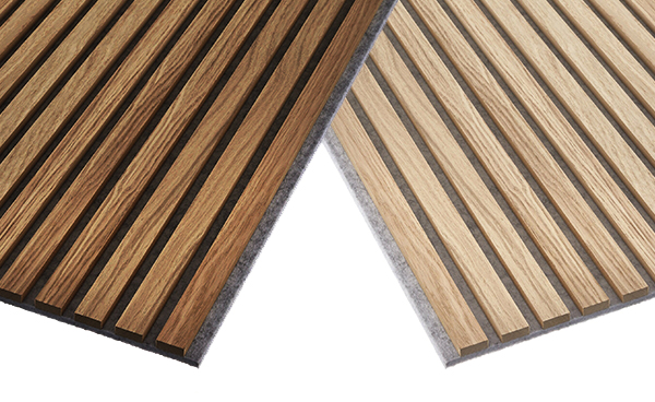 akustik ahşap çıtalı keçe panel aksa slat felt