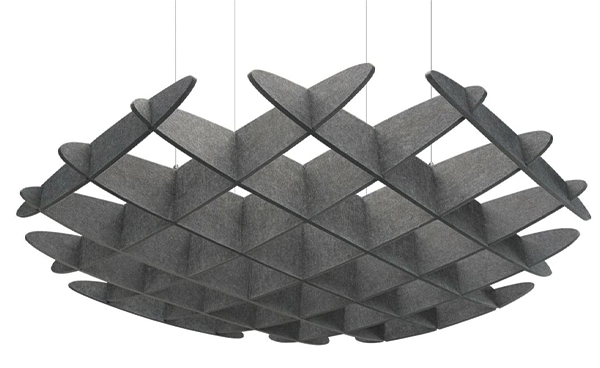 akustik keçe kaset baffle tavan paneli