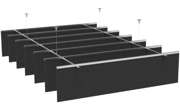 akustik keçe panel baffle tavan paneli